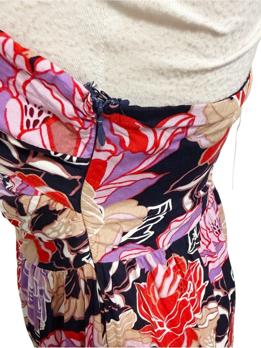 Petal & Pup Floral Strapless Cutout Noosa Maxi Dress Large NWOT - Picture 8 of 15